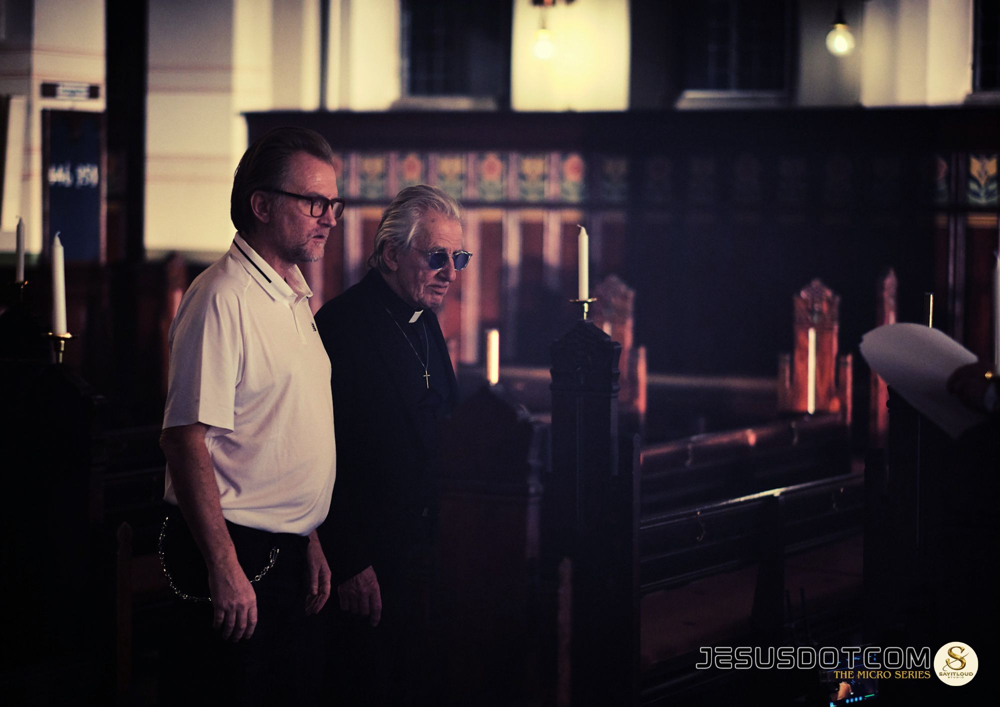 Branded entertainment still from JESUSDOTCOM